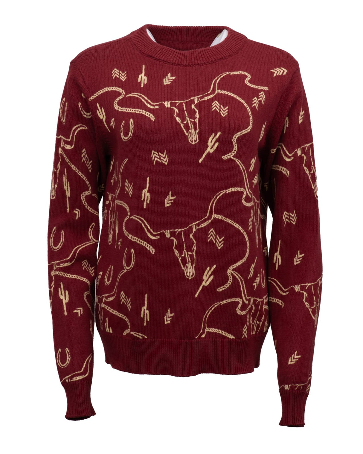 OutbackTrading.com 2026 - Women's Ainsley Sweater (Wine) Wine / SM 40318-WNE-SM 789043441055 Sweaters