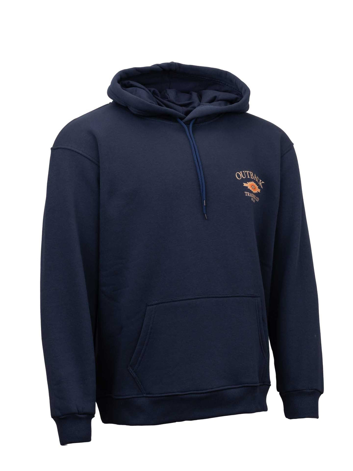 OutbackTrading.com Men's Bison Hoodie - Midnight Sweatshirts