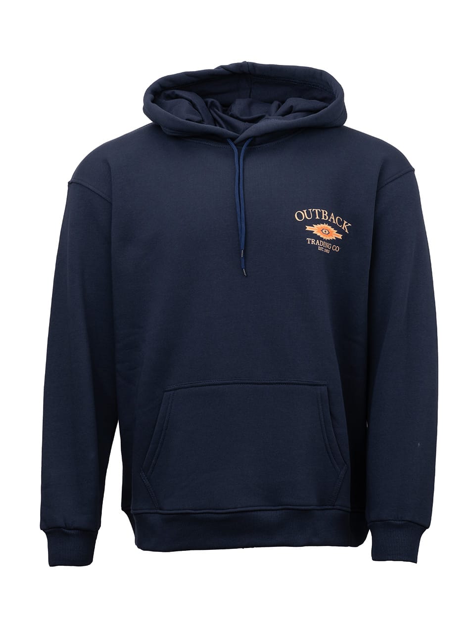 OutbackTrading.com Men's Bison Hoodie - Midnight Midnight / SM 40382-MDN-SM 789043442847 Sweatshirts