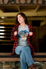 OutbackTrading.com Women's Back at The Ranch Tee - Heather Gray Tees