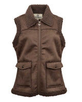 OutbackTrading.com Women's Kimberly Zip Up Vest - Chocolate Chocolate / SM 29876-CHO-SM 789043439007 Vests