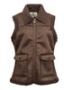 OutbackTrading.com Women's Kimberly Zip Up Vest - Chocolate Chocolate / SM 29876-CHO-SM 789043439007 Vests
