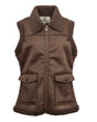 OutbackTrading.com Women's Kimberly Zip Up Vest - Chocolate Chocolate / SM 29876-CHO-SM 789043439007 Vests