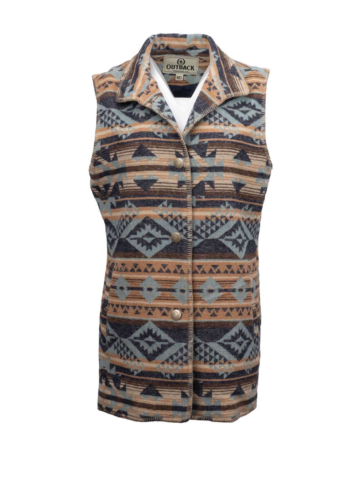 OutbackTrading.com 2026 - Womenâ€™s Stockard Vest Light Blue / SM 29655-LBL-SM 789043438208 Vests