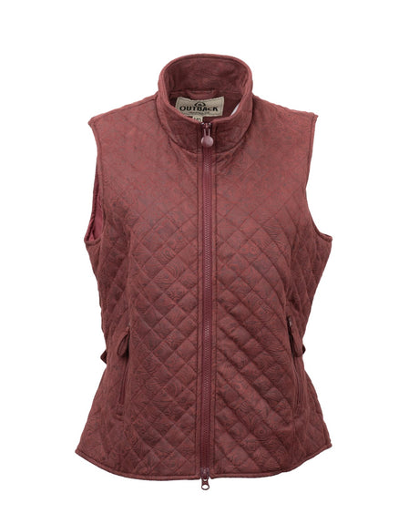 OutbackTrading.com 2026 - Womenâ€™s Wilona Vest Rust / SM 29640-RST-SM 789043437928 Vests