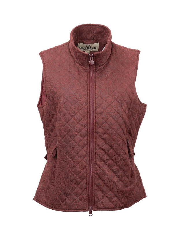 OutbackTrading.com 2026 - Womenâ€™s Wilona Vest Rust / SM 29640-RST-SM 789043437928 Vests