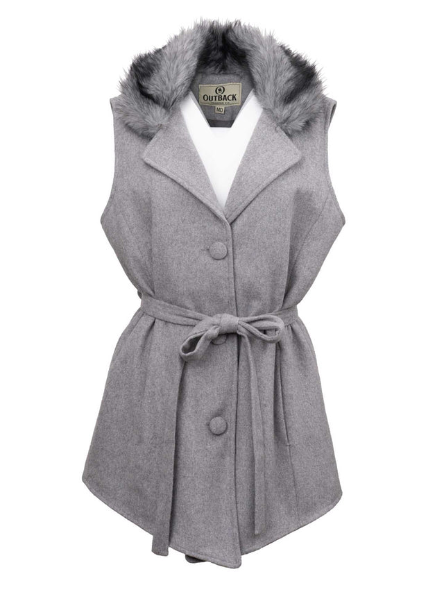 OutbackTrading.com Women's Bianca Vest - Silver Silver / SM 40491-SIL-SM 789043444827 Vests