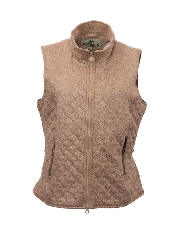 OutbackTrading.com 2026 - Womenâ€™s Wilona Vest Tan / SM 29640-TAN-SM 789043437997 Vests