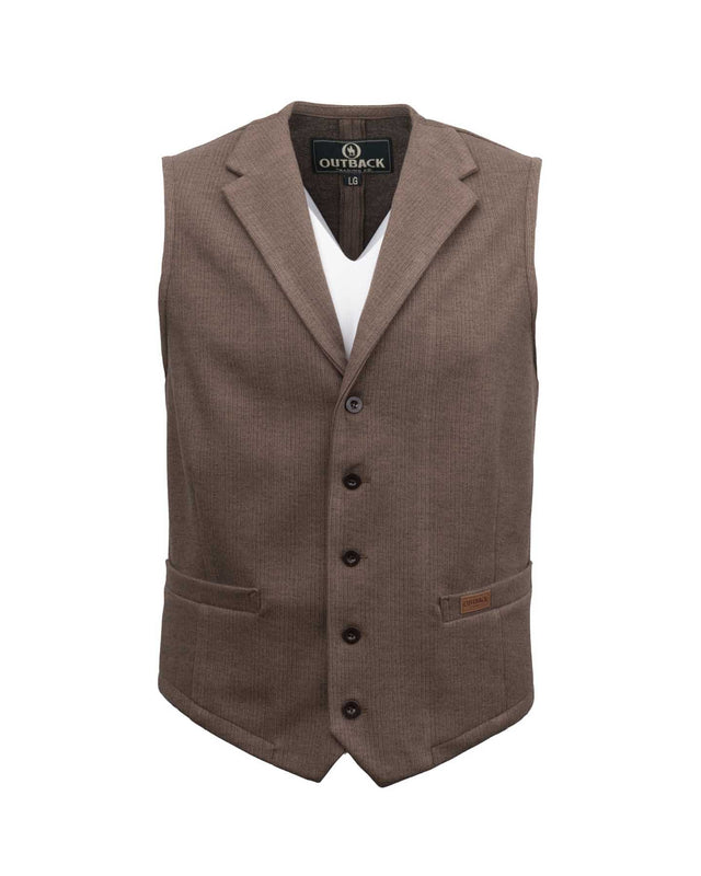 OutbackTrading.com Men's Reed Vest - Tan Tan / SM 40442-TAN-SM 789043444551 Vests