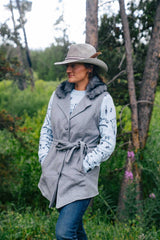 OutbackTrading.com Women's Bianca Vest - Silver Vests