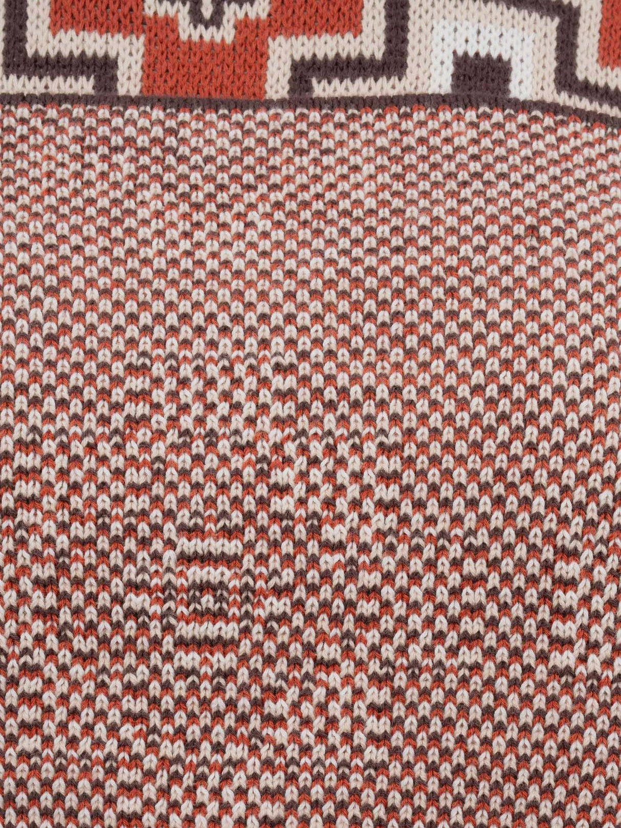 OutbackTrading.com Women's Aztec Cross Sweater - Rust