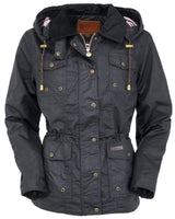 Outback Trading Company Women’s Jill-A-Roo Oilskin Jacket Black / S 2184-BLK-SM 089043285810 Coats & Jackets