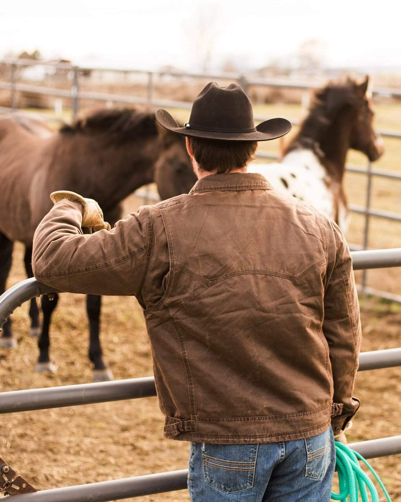 Mens online western coats