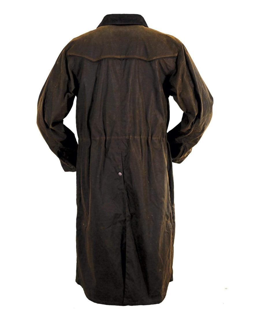Pathfinder Oilskin Duster Coat | Duster Coats by Outback Trading ...
