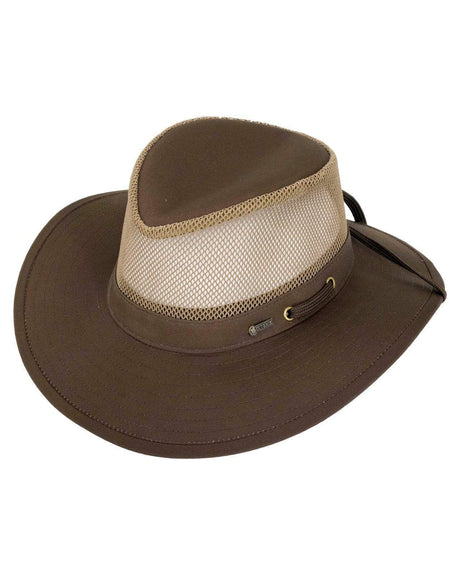 Outback Trading Company River Guide with Mesh II Dark Brown / S 14726-DKB-SM 089043266567 Hats