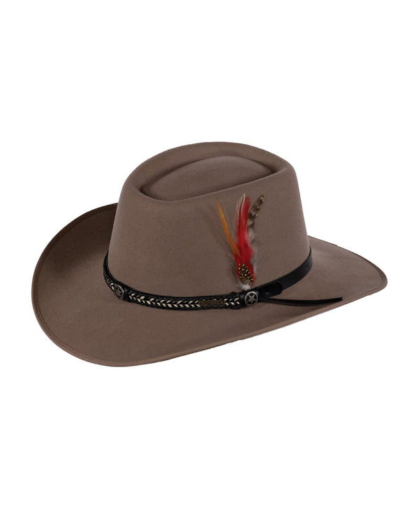 Classic Italy - Hat Hat Feather Brown