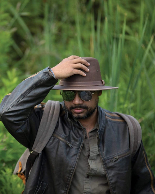 Raven Leather Hat - 2