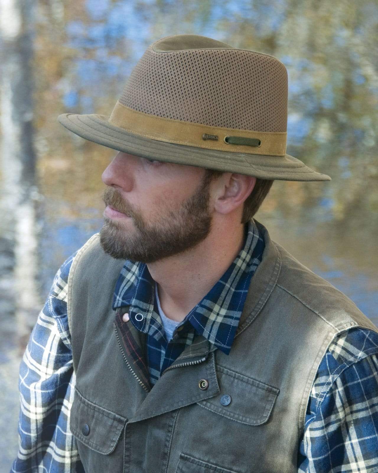 Willis with Mesh Oilskin Hats by Outback Trading Company OutbackTrading