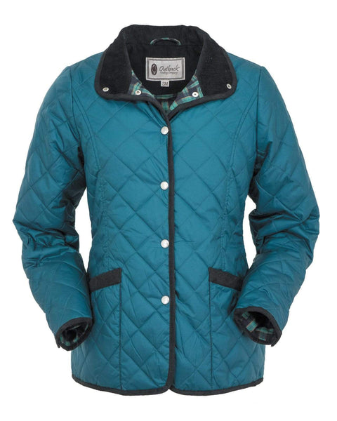 Outback Trading Company Women’s Barn Jacket Teal / 2X 29650-TEL-2X 789043357615 Quilted