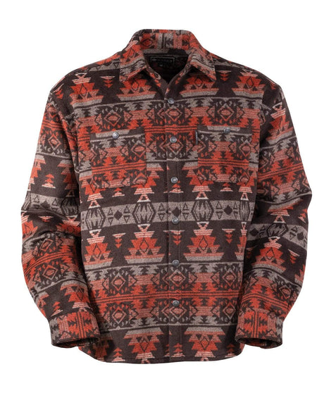 Outback Trading Company Men’s Hudson Shirt Jacket Brown / M 42720-BRN-MD 789043384154 Shirts & Tops