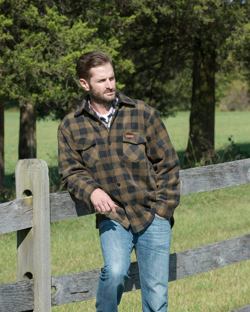 mens fleece shirts