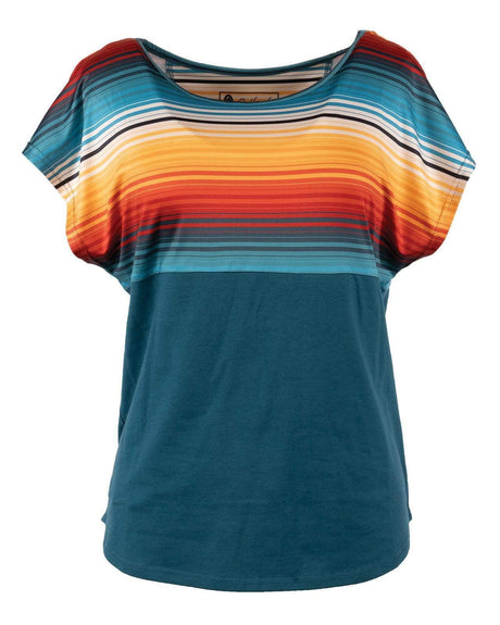 Outback Trading Company Women’s Maya Tee Teal / S 30334-TEL-SM 789043379556 Shirts & Tops