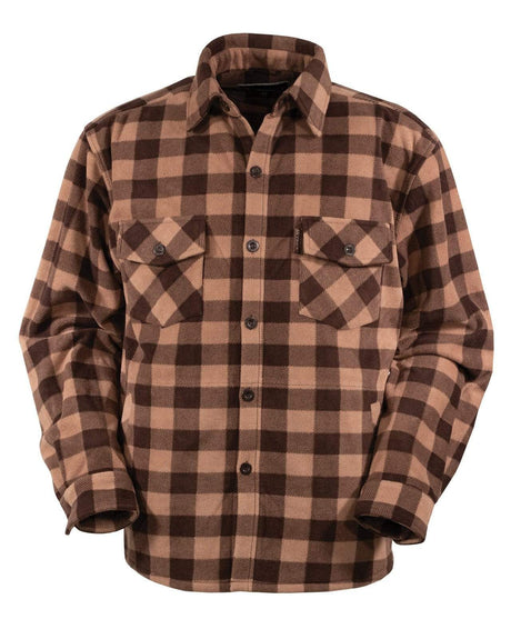 Outback Trading Company Men’s Fleece Big Shirt Walnut / M 4268-WAL-MD 789043384109 Shirts & Tops