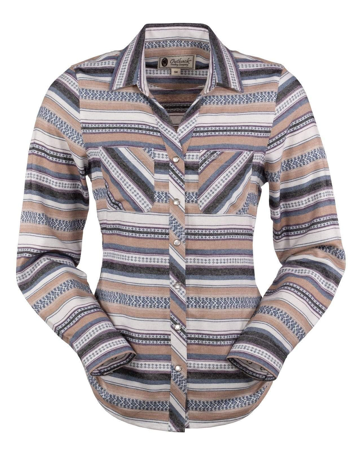 Outback Trading Company Women’s Brianna Shirt Wisteria / S 42235-WIS-SM 789043375176 Shirts & Tops