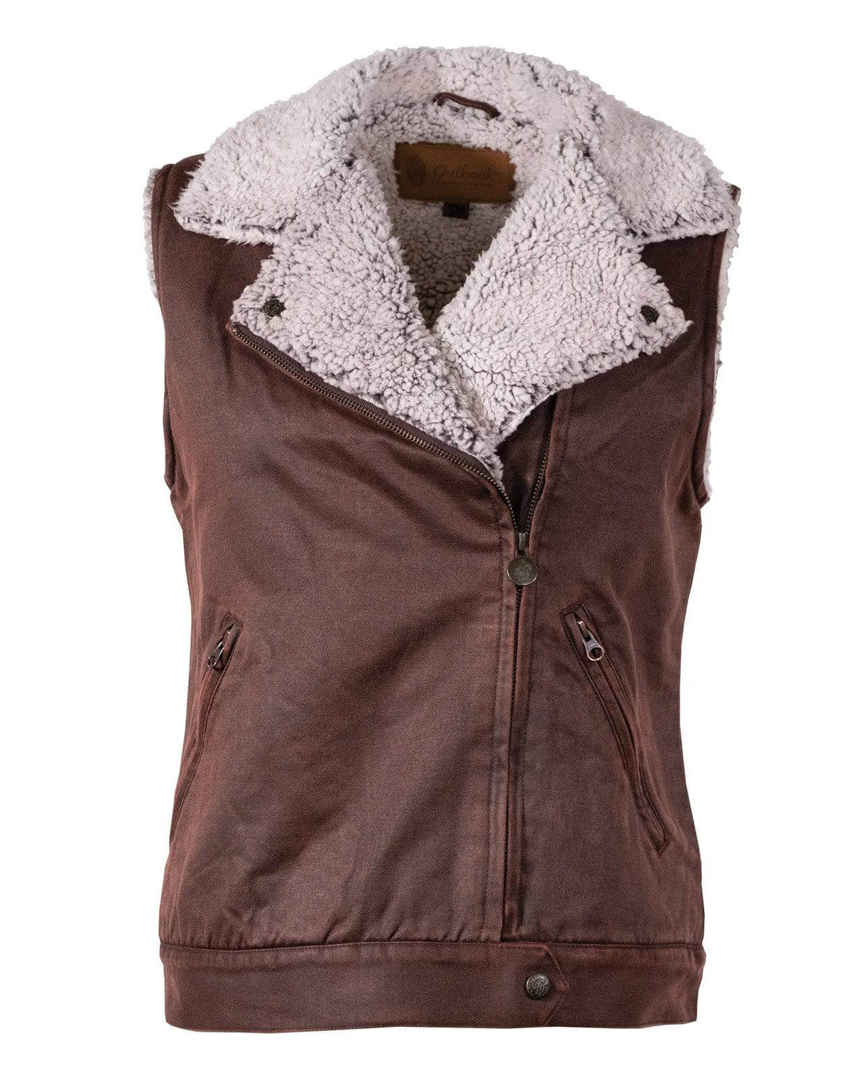 Outback Trading Company Women’s Naomi Vest Burnt Red / S 29686-BNR-SM 789043380934 Vests
