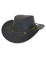 OutbackTrading.com Wagga Wagga Leather Hat Hats